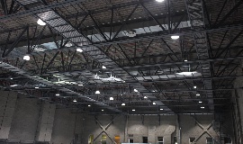 Perfectly laid out catwalk system to make rigging fast and efficient